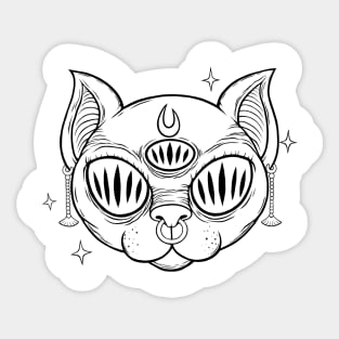 Sacred Cat2 Sticker